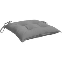 Vidaxl Gray Chair Cushions - Set Of 4 - Oxford Fabric Chair Pad With Non-Slip Ties - Ideal For Indoor & Outdoor Furniture