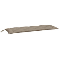 Vidaxl Garden Bench Cushion Taupe 59.1""X19.7""X2.8"" Fabric