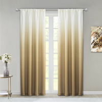 Set Of Two 84""  Gold Ombre Shades Window Panels