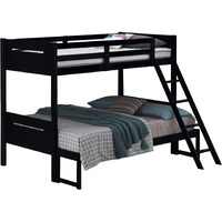 Littleton Twin Over Full Bunk Bed Black