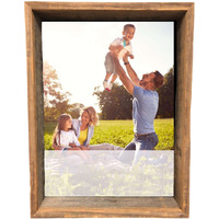 12 X 12 Rustic Gray Wood Shadow Box Frame