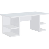 Alice Writing Desk White With Open Shelves