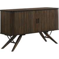 Wes 2-Door Rectangular Server Dark Walnut