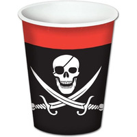 Pirate Beverage Cups 9Oz 8Pcs