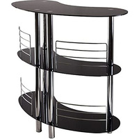 Winsome Martini Wine Storage  Black/Metal