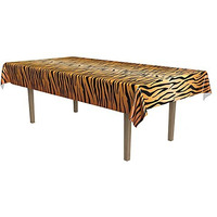 Beistle Company 54063 Tiger Print Tablecover