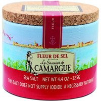 Le Saunier De camargue French Sea Salt - Fleur De Sel - case Of 6 - 125 gram(D0102H5KWB8)