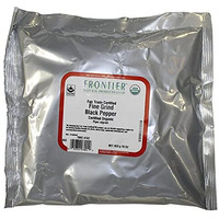 Frontier Herb Pepper Organic Fair Trade certified Black Fine grind - Single Bulk Item - 1lb(D0102H5WBS8)