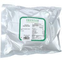 Frontier Herb gourmet Salt - Sea Salt - grey - Fine grind - Bulk - 1 Lb(D0102H5WFNX)