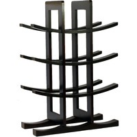 Oceanstar 12-Bottle Dark Espresso Bamboo Wine Rack WR1132