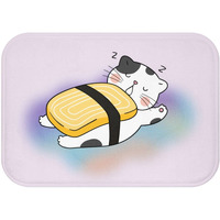 Adorable cat Sushi Bath Mat(D0102HgAL6Y)