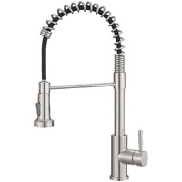 New Single Handle Pull-Down Sprayer Kitchen Faucet(D0102HgMW2g)