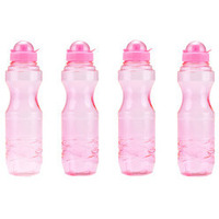 Ore Furniture PG10L-48-PKP4 BPA Free Sports Water Bottle In Pink - Family Pack