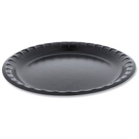 10.25 in. Meadoware OPS Dinnerware Plate  Black