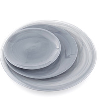 Nuage Dinner Plate Set, Graphite - 12 Piece