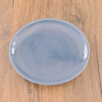 6.5 in. Nuage Canape Plate, Graphite