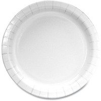 6 in. Paper Dinnerware Plate, White - Pack of 1000