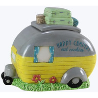 Ceramic Happy Campers Cookie Jar