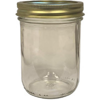 16 oz Wide Mouth Canning Jar - Pack of 12