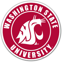 Washington State Cougars Magnet Car Style 12 Inch CO