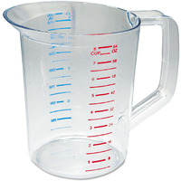 Rubbermaid Commercial Products RCP 3217 CLE 2 Quart Measuring Cup - Clear