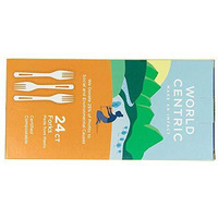 World Centric Corn Starch Forks 24 Piece  (12x24 Ct)