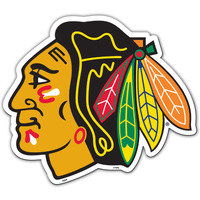 Chicago Blackhawks Magnet Car Style 8 Inch CO