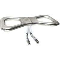 Broilmaster DPP102 Stainless Steel Bowtie Barbecue grill Burner - For Use with P4 and D4 gas grills