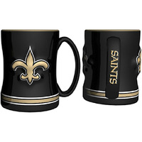 New Orleans Saints Coffee Mug - 14oz Sculpted Relief