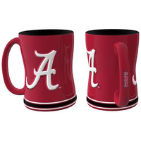 Alabama Crimson Tide Coffee Mug - 14oz Sculpted Relief