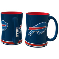 Buffalo Bills Coffee Mug - 14oz Sculpted Relief