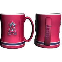 Los Angeles Angels of Anaheim Coffee Mug - 14oz Sculpted Relief