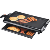 1400w Electric Griddle Black