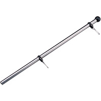 SEA DOG STAINLESS ADJUSTABLE  FLAG POLE 1/2" X 17"