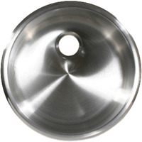 SCANDVIK SS 11 5/8" X 5"  CYLINDRICAL SINK BRUSHED