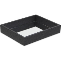 Labai Mini Shagreen Mirror Tray - Black