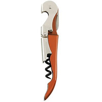 Truetap Orange Double Hinged Waiter's Corkscrew by True