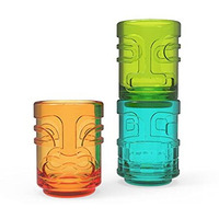 Tiki Trio Shot Glasses, Set of 3 by TrueZoo