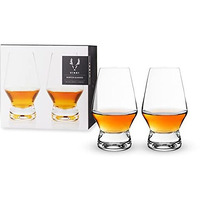 Footed Crystal Scotch Glasses by Viski