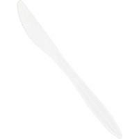 Crystalware Knives, Medium Weight , White, Plastic, Case of 1000