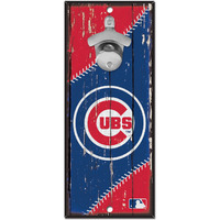 Chicago Cubs Sign Wood 5x11 Bottle Opener