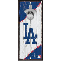 Los Angeles Dodgers Sign Wood 5x11 Bottle Opener