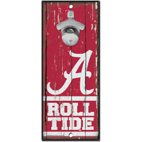 Alabama Crimson Tide Sign Wood 5x11 Bottle Opener