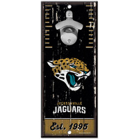 Jacksonville Jaguars Sign Wood 5x11 Bottle Opener