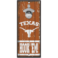 Texas Longhorns Sign Wood 5x11 Bottle Opener