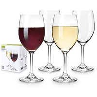 Taste  Set of 4 Red And White Tasting Glass by True