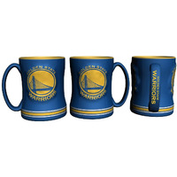 Golden State Warriors Coffee Mug - 14oz Sculpted Relief