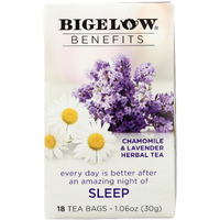 Bigelow Tea Tea - Chamomile Lavender - Sleep - Case of 6 - 18 BAG(D0102HHY8YG.)