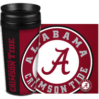 Alabama Crimson Tide Travel Mug 14oz Full Wrap Style Hype Design