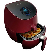 MegaChef 3.5 Quart Airfryer And Multicooker With 7 Pre-Programmed Settings in Burgundy